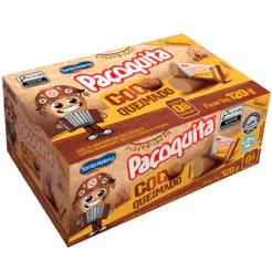 Paçoquita Rolha Coco Queimado 120g C/8 Unidades Santa Helena Festa Junina