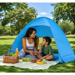 Barraca Tenda Proteção Solar Praia Acampamento Uv Portáti