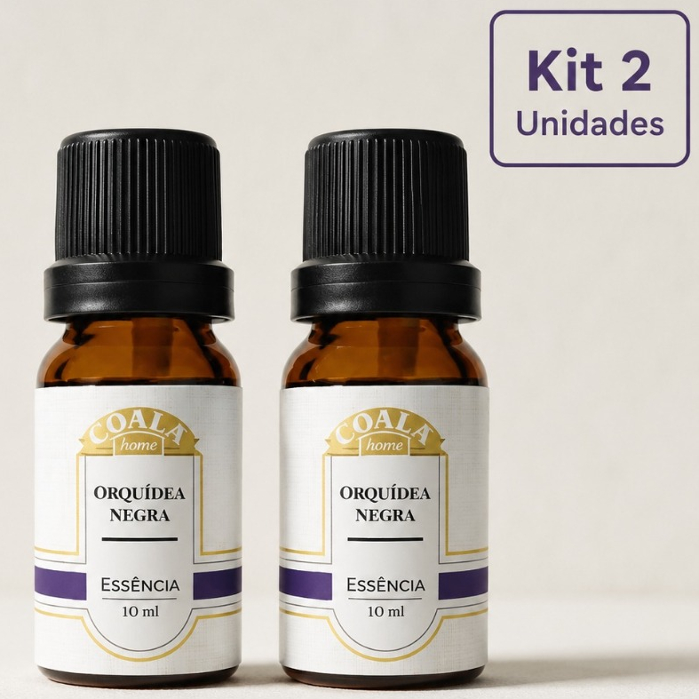 Kit 2 Essências Orquídea Negra Coala 10ml - Aromaterapia e Bem Estar