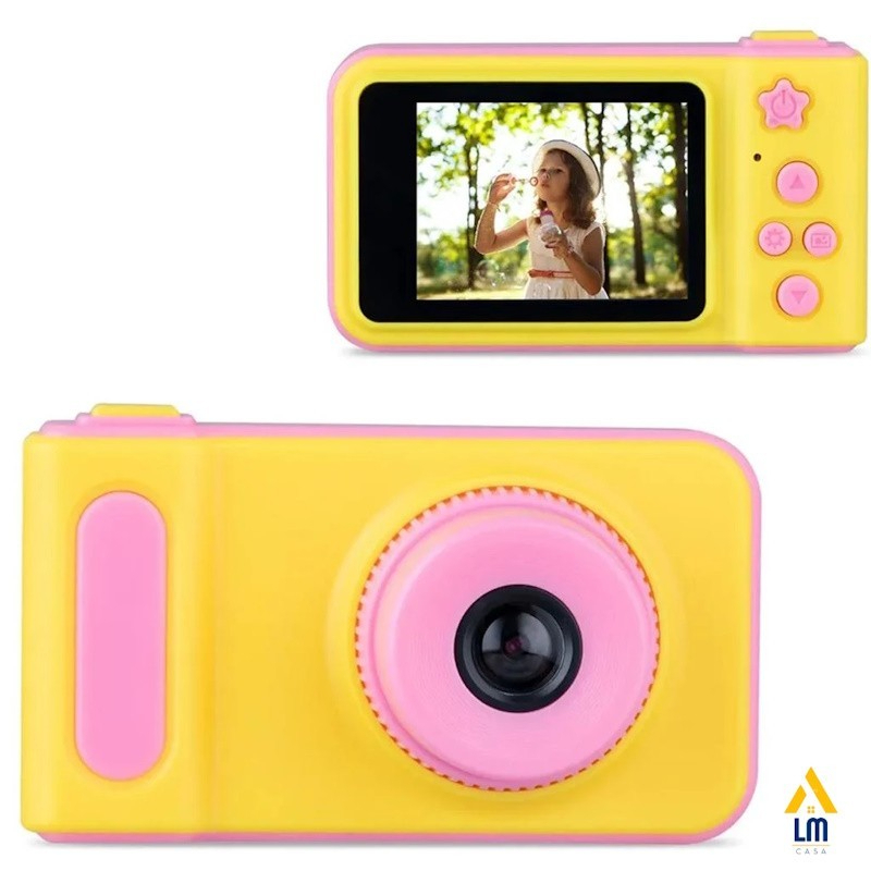 Mini Câmera Presente Infantil Para Criativo Crianças Criar Memórias Fotografar Gravar Vídeos