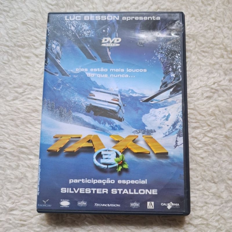 Dvd Táxi 3 (2003, Luc Besson, Sylvester Stallone)
