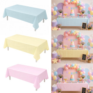 Toalha de Mesa Plástica Candy Colors 137x183 cm 1 Unidade (ESCOLHA A COR) Ponto das Festas – Inspire