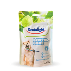 Petisco Natural Premium Dental Bone Dentalight 90g com 12 unidades para Cães