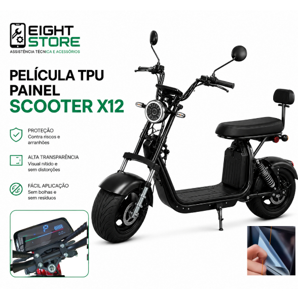 Película para Painel Scooter Elétrica X11 X12 X13