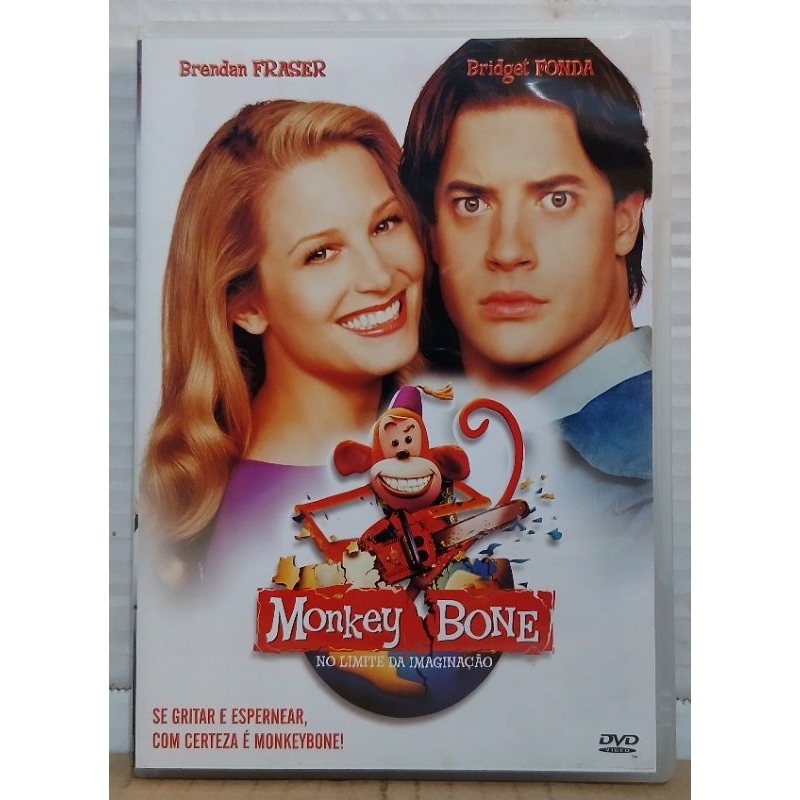 Dvd Monkey Bone - No Limite da Imaginação - Bridget Fonda, Brendan Fraser - Original Usado