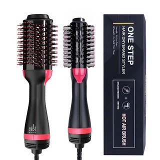 Escova Secadora 110/220v Alisador Elétrica Escova de ar quente Modeladores de cabelo Com …