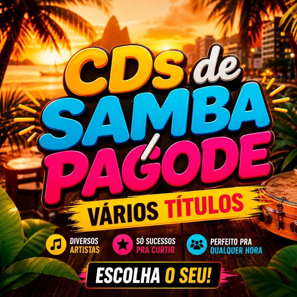 CDs de Samba / Pagode - Vários Títulos