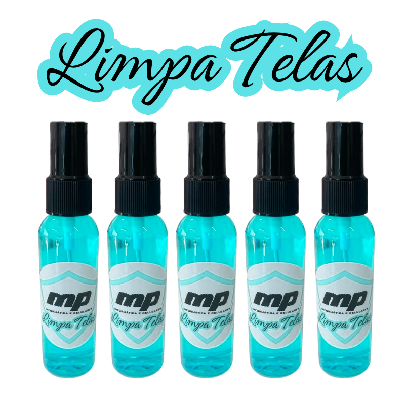 Limpa Telas MP 60ml Ideal para limpar Notebook TV Oculos Celular, Espelho, Vidro, Carro e muito mais