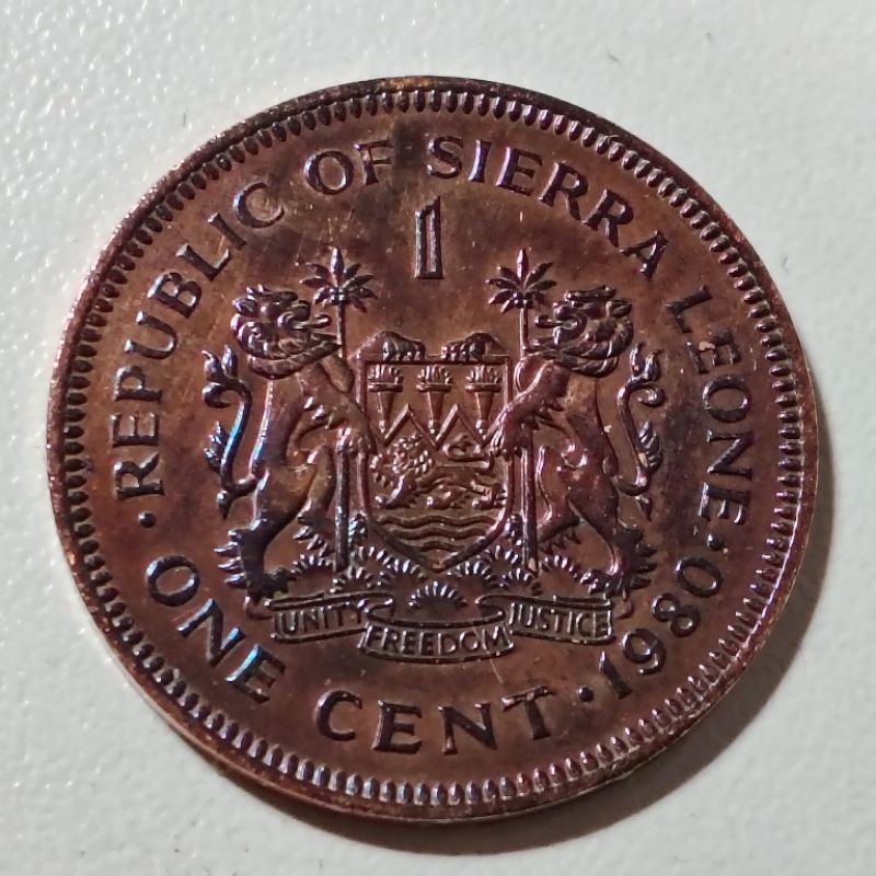 País: Serra Leoa 1980 - 1 Centavo - Elimatec Moedas Antigas.