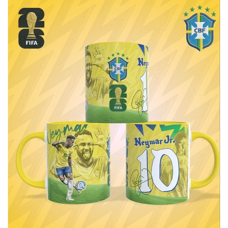 Caneca Neymar Jr -copa do mundo 2026