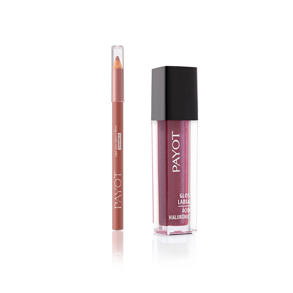 KIT LÁBIOS PAYOT - 12: Gloss BÚZIOS + Lápis CARAMELO