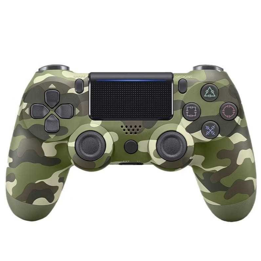 Controle Sem Fio Dualshock 4 - CAMO Cinza com LED e Vibração