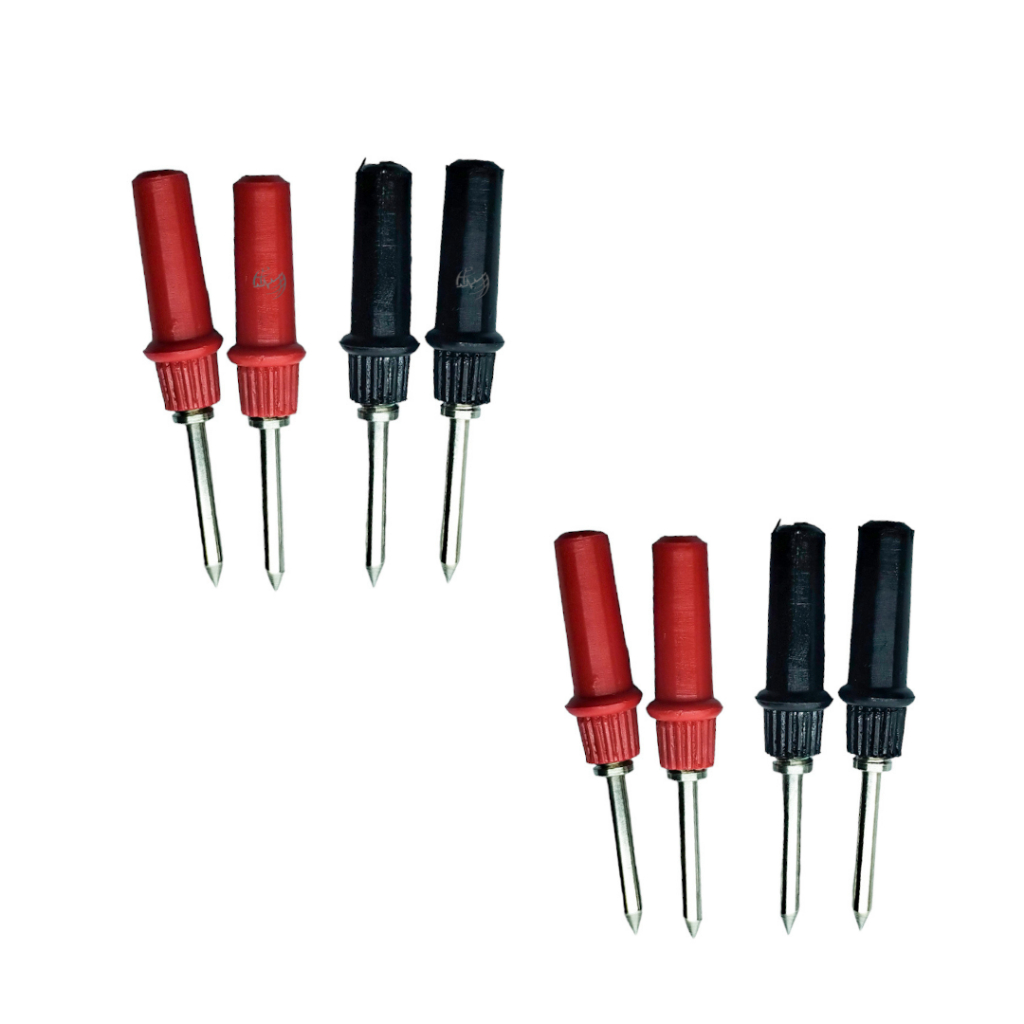 Pino Conector Banana para Tens Fes Correntes Cabo Fisioterapia 2mm Kit 4, 8 e 20 un.