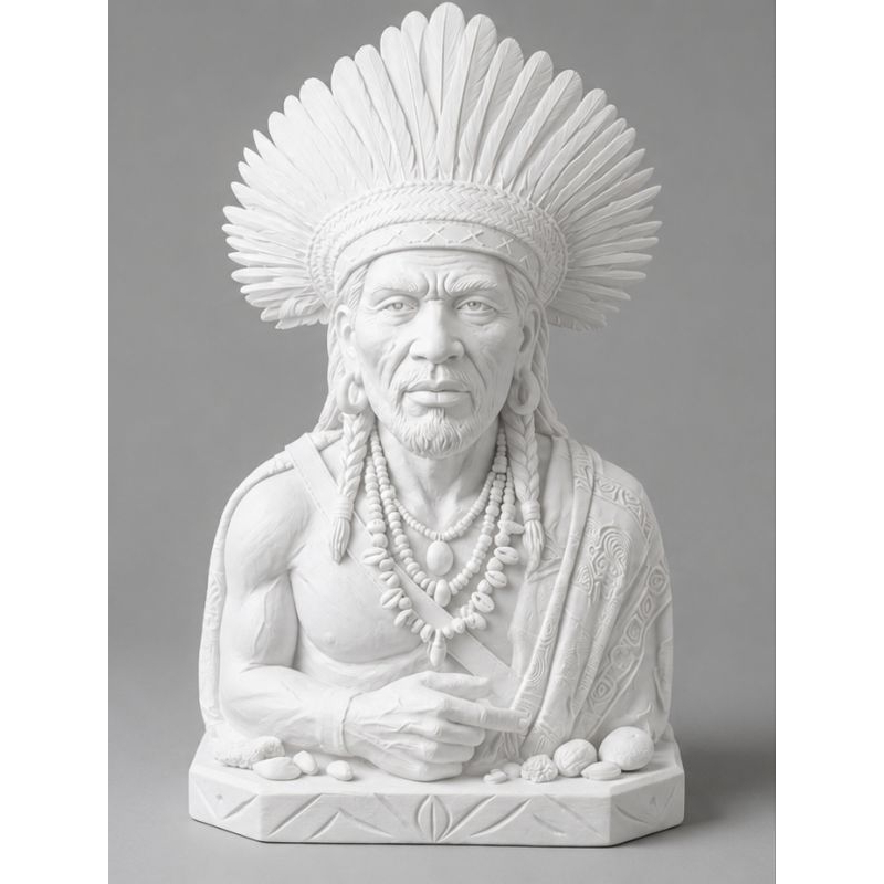 BUSTO ÍNDIO CABLOCO