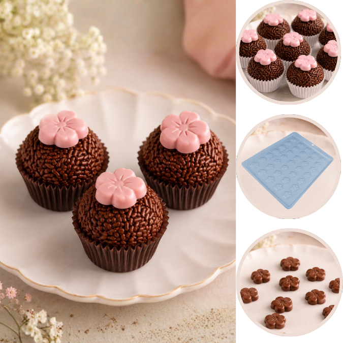 1~10 FORMA SIMPLES TRAD. - APLIQUE SAKURA 10426 (Bwb Simples) (CHOCO)