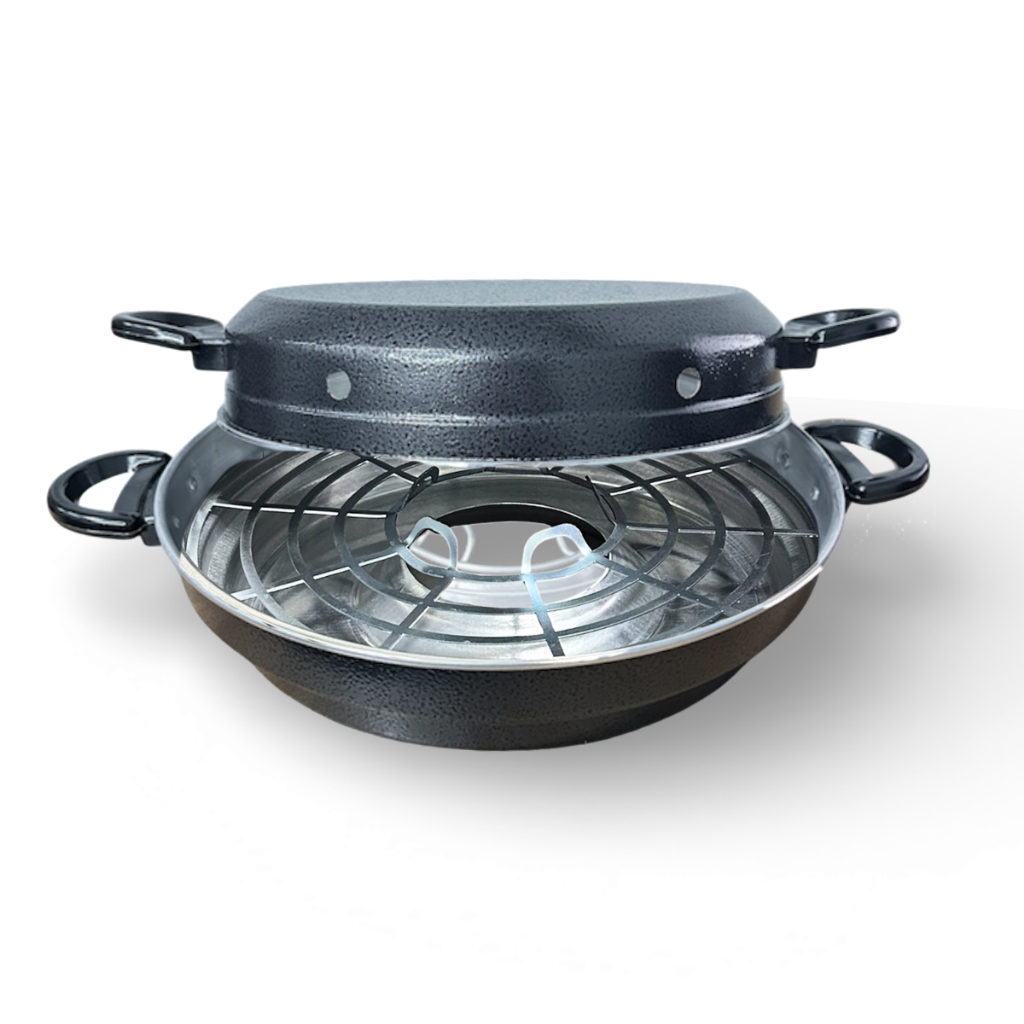 grill para Fogão Alumínio Reforçado com tampa