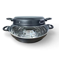 grill para Fogão Alumínio Reforçado com tampa