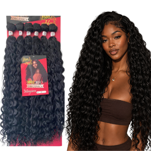 Cabelo Mayara 300g Bio Orgânica Cachos Naturais Macio Leve