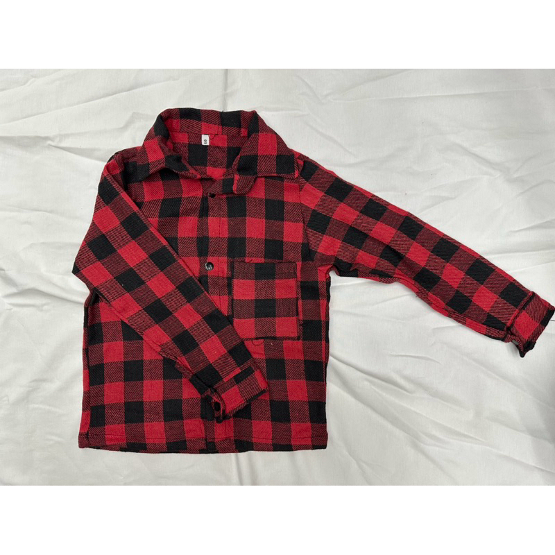 Camisa Xadrez Infantil Menino Manga Longa Flanelada Algodão