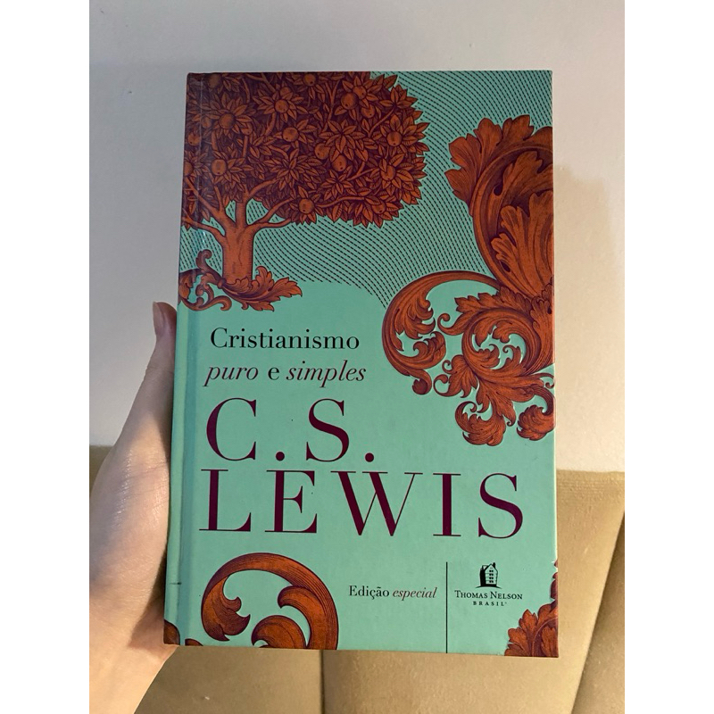 Livro Cristianismo Puro e Simples CAPA DURA — C.S Lewis