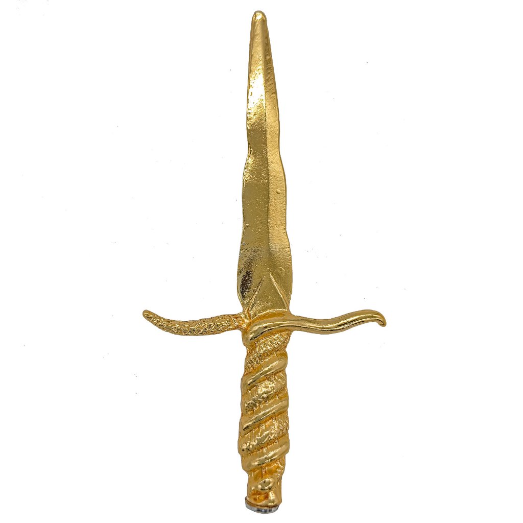 Mini Punhal Cigano C/ Cristal P/ Assentamento