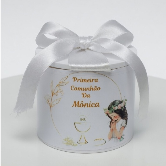 Tubolata Personalizada / Primeira Comunhão | Lembrancinha Festa Infantil, Batizado/ Decoração