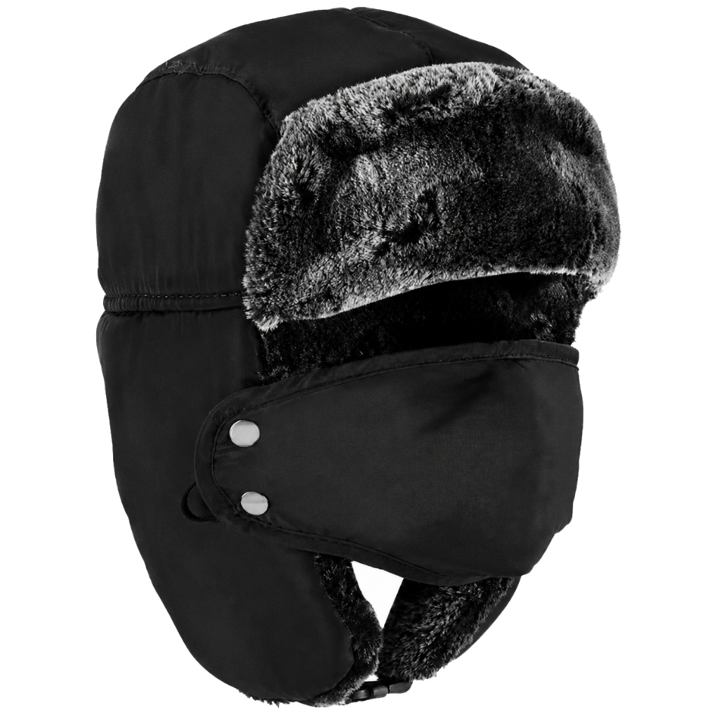 Touca Unissex Ushanka Russa Gorro Chapka Balaclava Frio Inverno Neve Ski