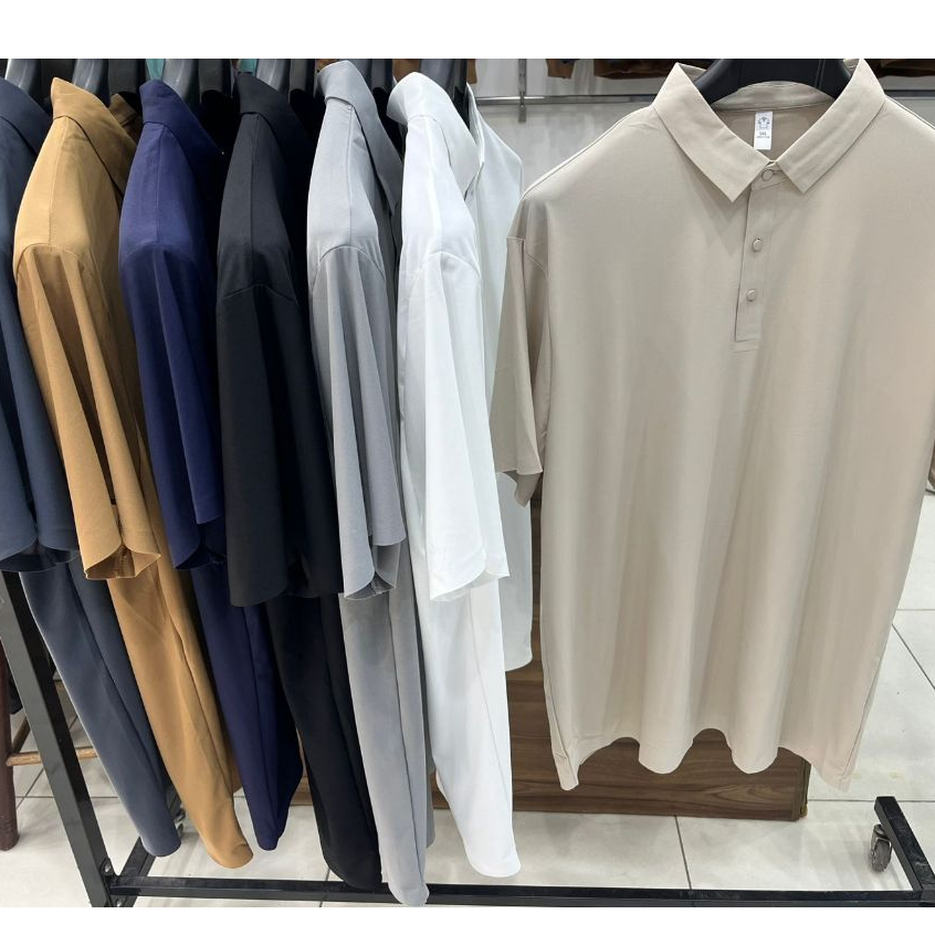 Kit 5 Camisa Polo Masculina Piquet Poliamida Atacado Uniforme Premium Importada