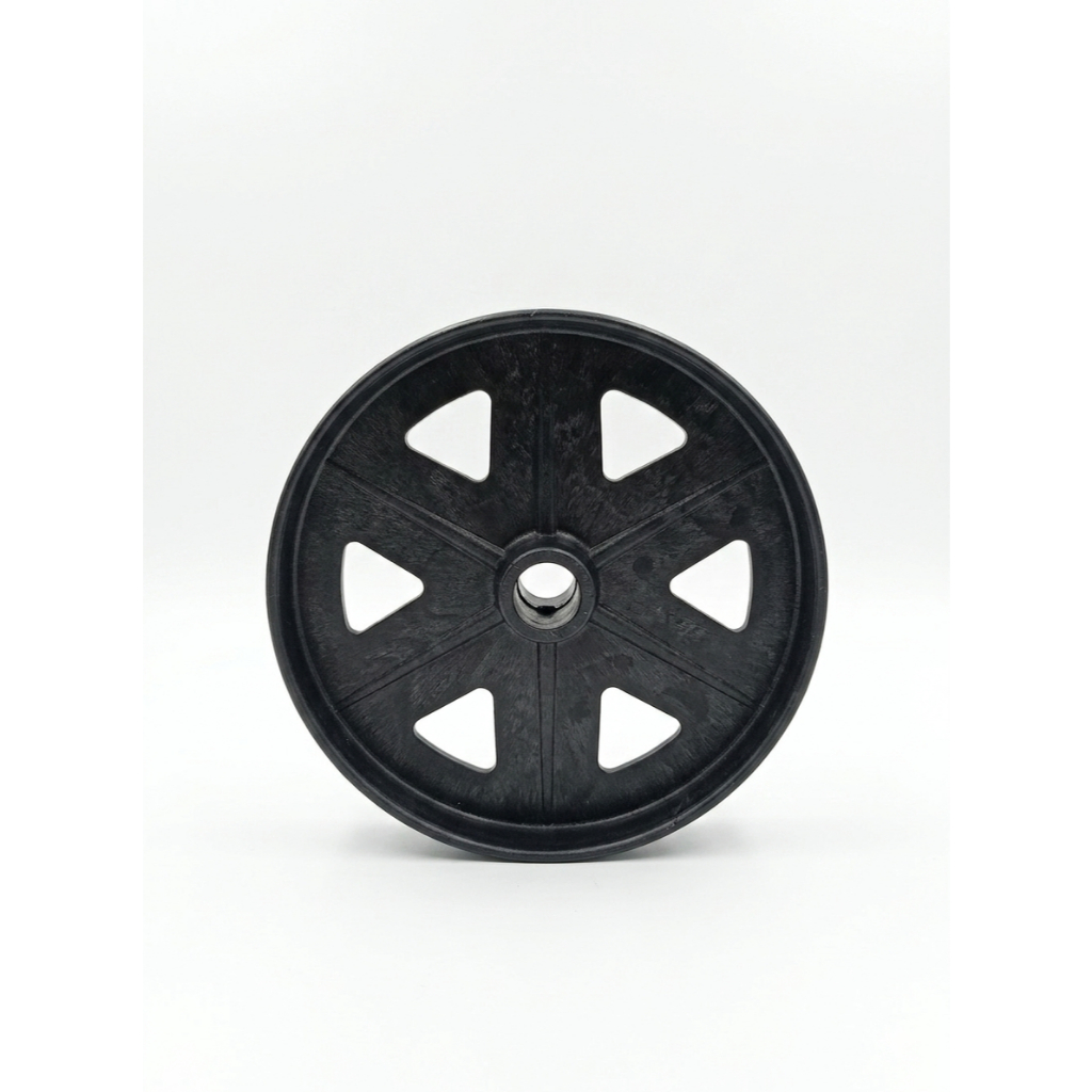 Rodas PVC Para Carrinho Multiuso Pesca Motor De Popa Cortador de Grama 15,1 cm Produto Nacional