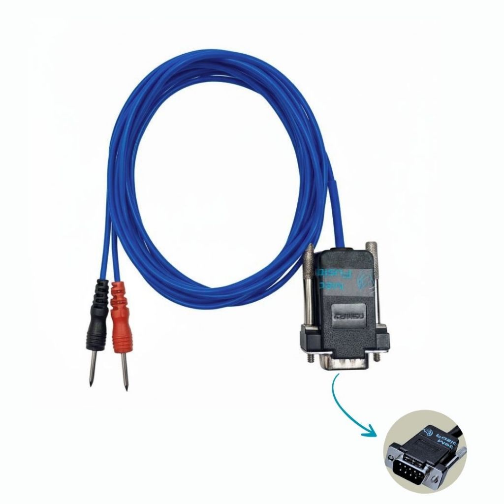 Cabo Neurodyn Ruby Line Electro Tens FES Correntes Russas - Alta Qualidade IBRAMED