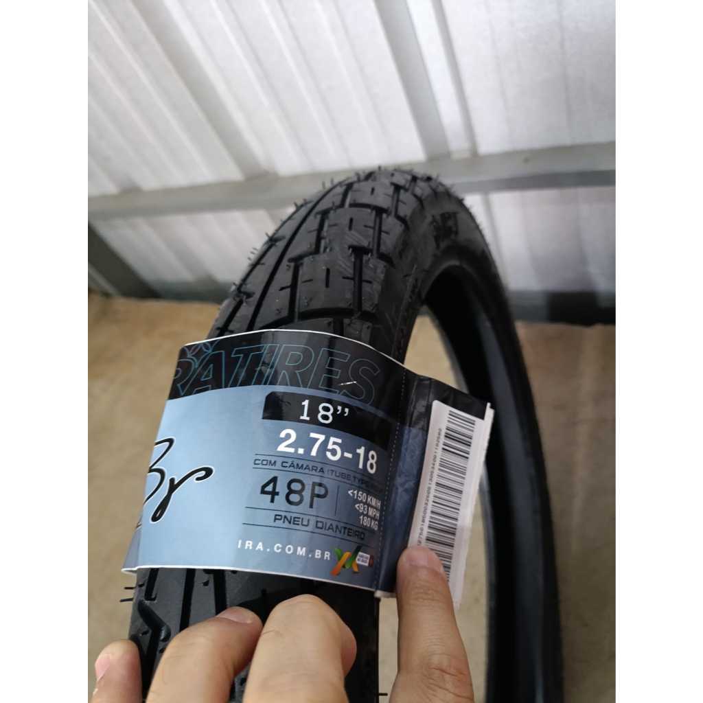 Pneu Dianteiro IRA Soho 2.75-18  Cg Titan Fan Ybr 125 Yes Factor