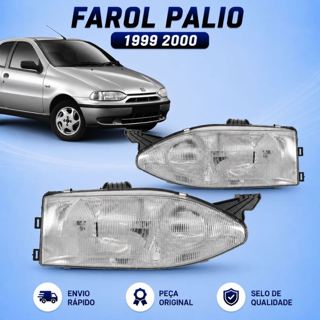 Farol Palio 1999 2000 Farol Biparabola Policarbonato