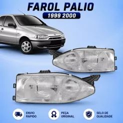 Farol Palio 1999 2000 Farol Biparabola Policarbonato