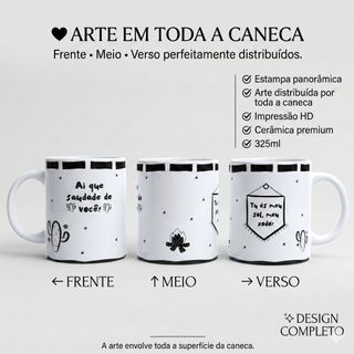 Caneca Tu És Meu Sol Meu Xodó | Presente Criativo para Namorado Namorada Casal 325ml