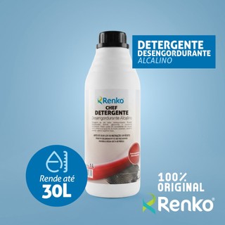 Chef Detergente Desengordurante Alcalino Concentrado 1 Litro - Renko