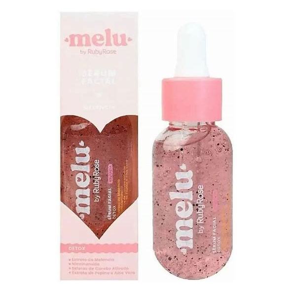 Sérum Facial Detox Melancia Melu Ruby Rose RR40003 Hidratante 30ml