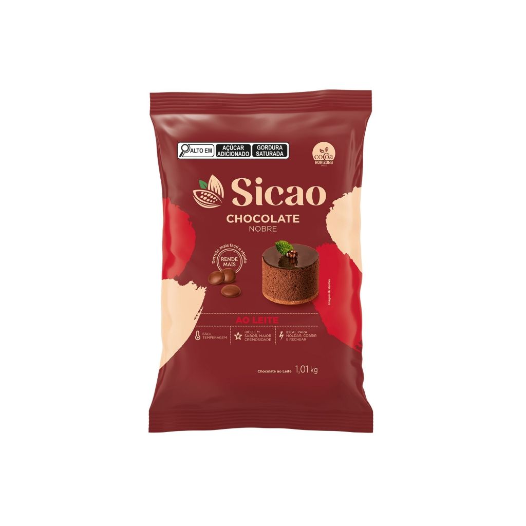 Chocolate Nobre Ao Leite 2,05kg Sicao