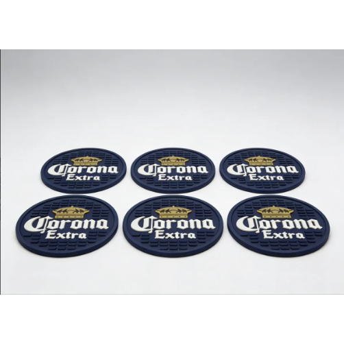 6 Unidades Porta Copo Cerveja Descanso De Copo Emborrachado Para Mesa Bar Balcao Whisky Cerveja
