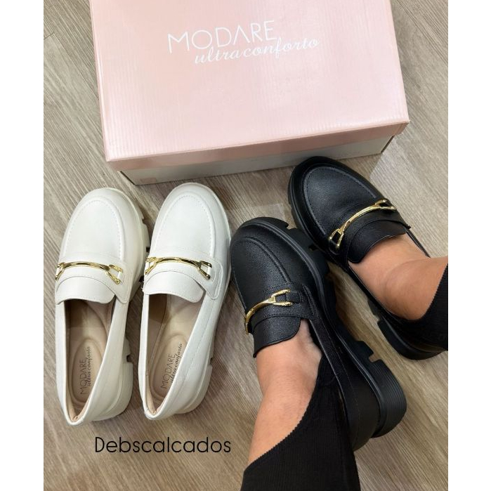 Sapato Feminino Mocassim Modare Tratorado Original 7409.102