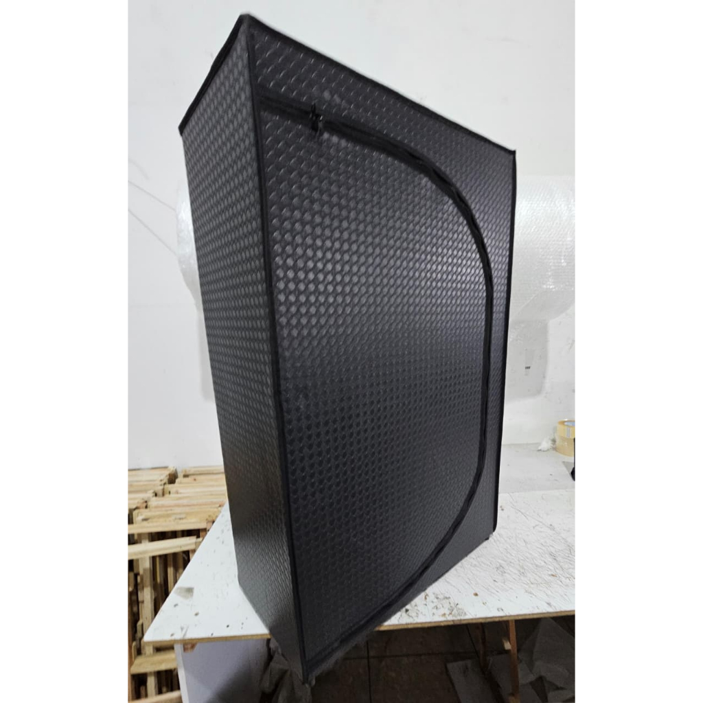 SAPATEIRA ORGANIZA TUDO MADEIRA ZIPER CALÇADOS MONTADA IDEAL COM REFORCO NA PARTE DE CIMA GRANDE 97CMX60CM