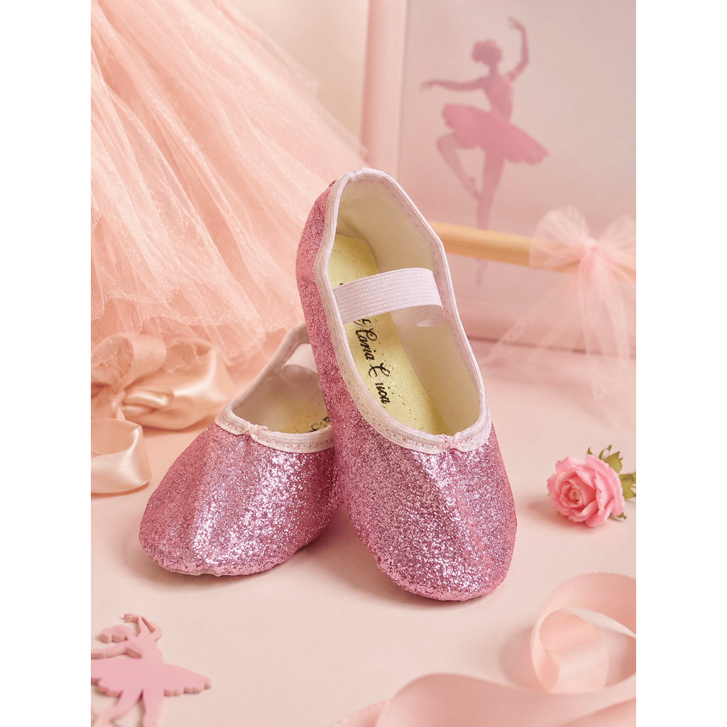 Sapatilha Ballet Glitter Adulto Infantil Bailarina Numeração 22 42 Brilho Conforto Maria Chica