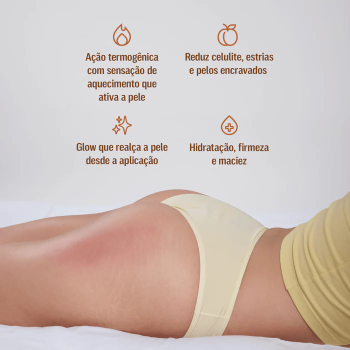 Kit Bumbum Lisinho Beleza Brasileira: Bumbum Cream 200g + Esfoliante Corporal Esfrega Celulite Estrias — imagem 2 de 2