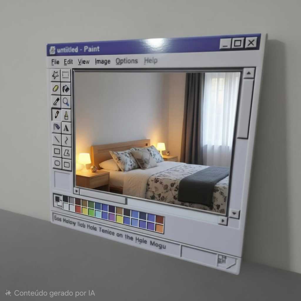 Espelho paint windows vintage nostalgico geek gamer 42x40cm e espelho com 31x23,5cm espelho acrílico retro roomdecor