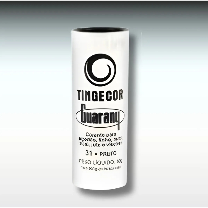 Tubinhos Corante Preto Roupa Tingecor Guarany 40g
