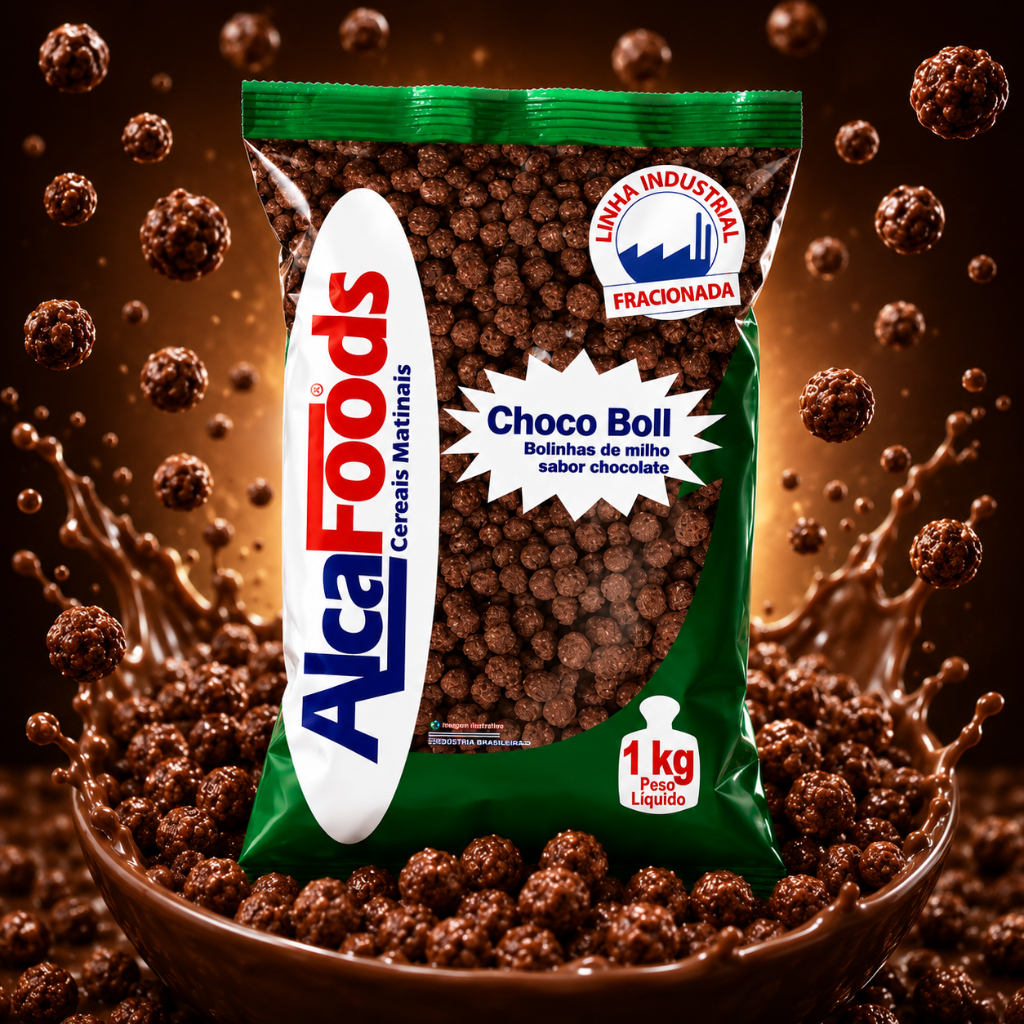 Cereal Choco Boll 1kg - Alcafoods