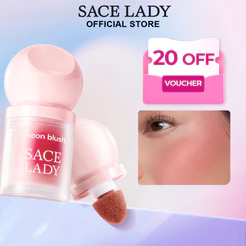 Blush Liquido SACE LADY Com Pincel Flocking Bastão de Blush Leve e Sedoso
