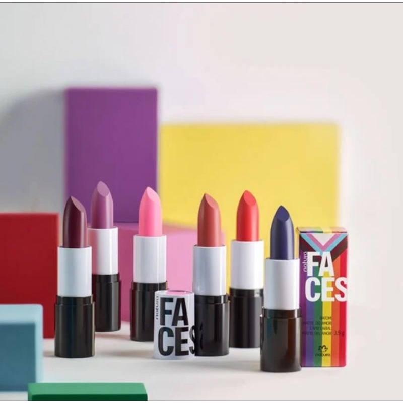 Natura Faces Batom Matte Cookie Nude e Naked Nude | Alta Pigmentação e Longa Duração