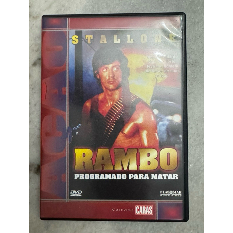 Rambo Programado Para Matar Sylvester Stalone - DVD Original Novo