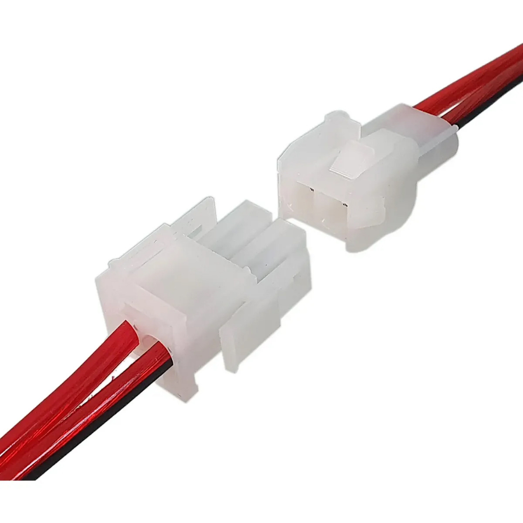 Chicote Conector 2 Vias P Ligação Módulo Som Caixa Removivel