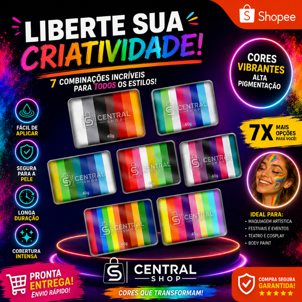 Duo Block 40g Colormake - Maquiagem artística